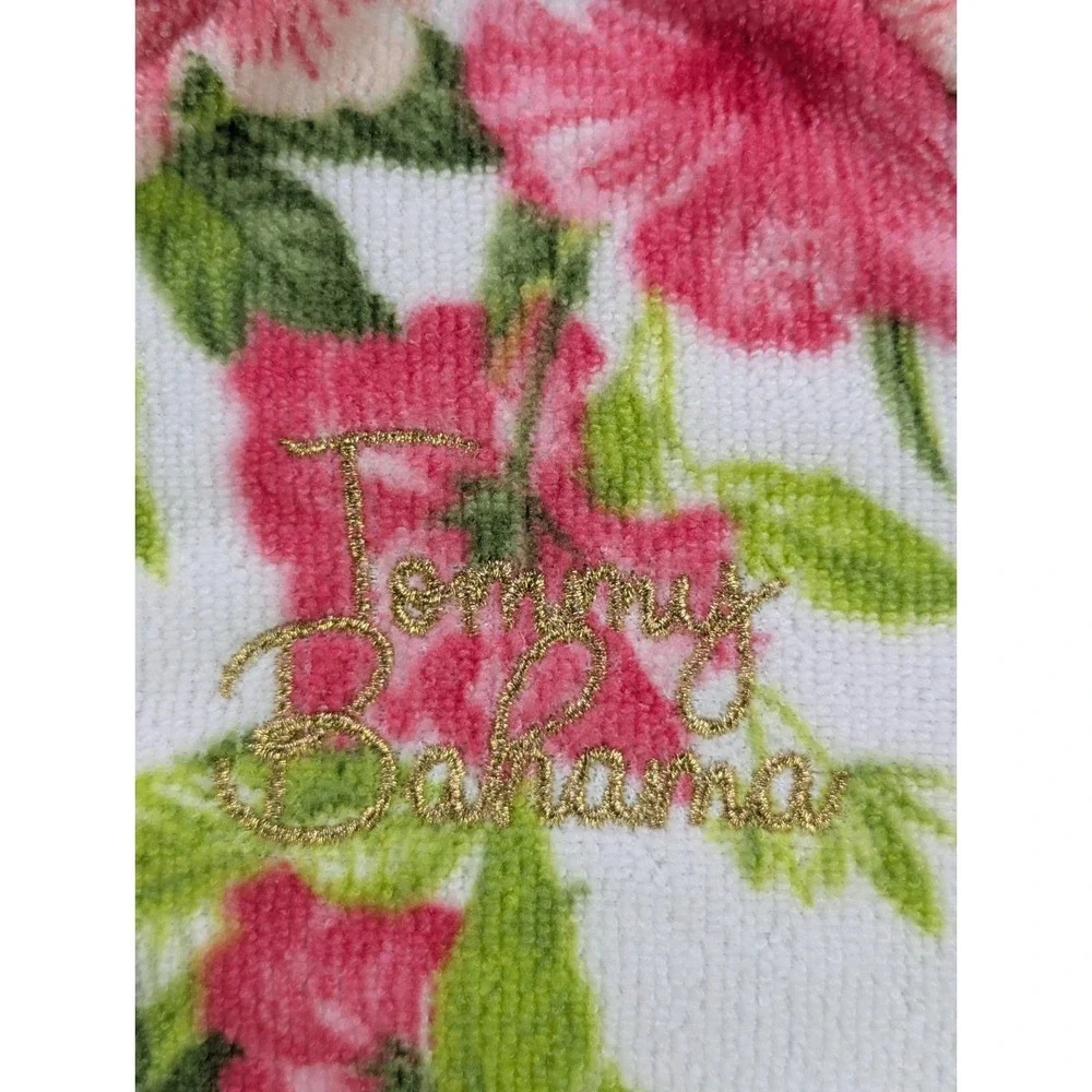 Tommy Bahama Beach Cover Up Hoodie Kids Size L/XL 7-12 Multi Color Pockets